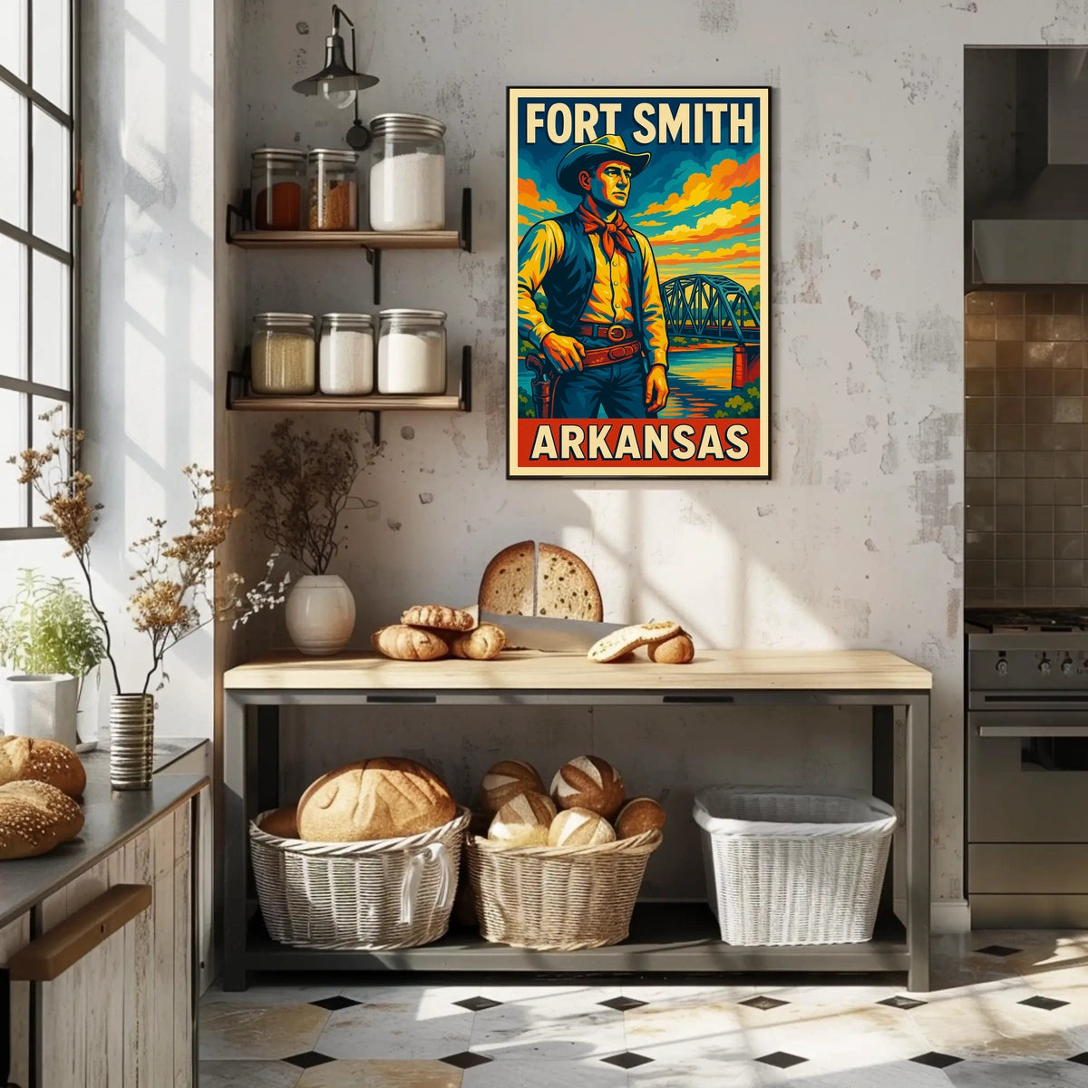 Fort Smith, Arkansas Western Heritage Poster