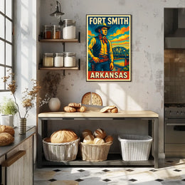 Fort Smith, Arkansas Western Heritage Poster