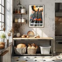 World War II Patriotic Art: Powerful Historical Poster