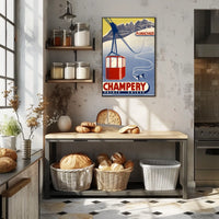 Champery Ski Resort Poster