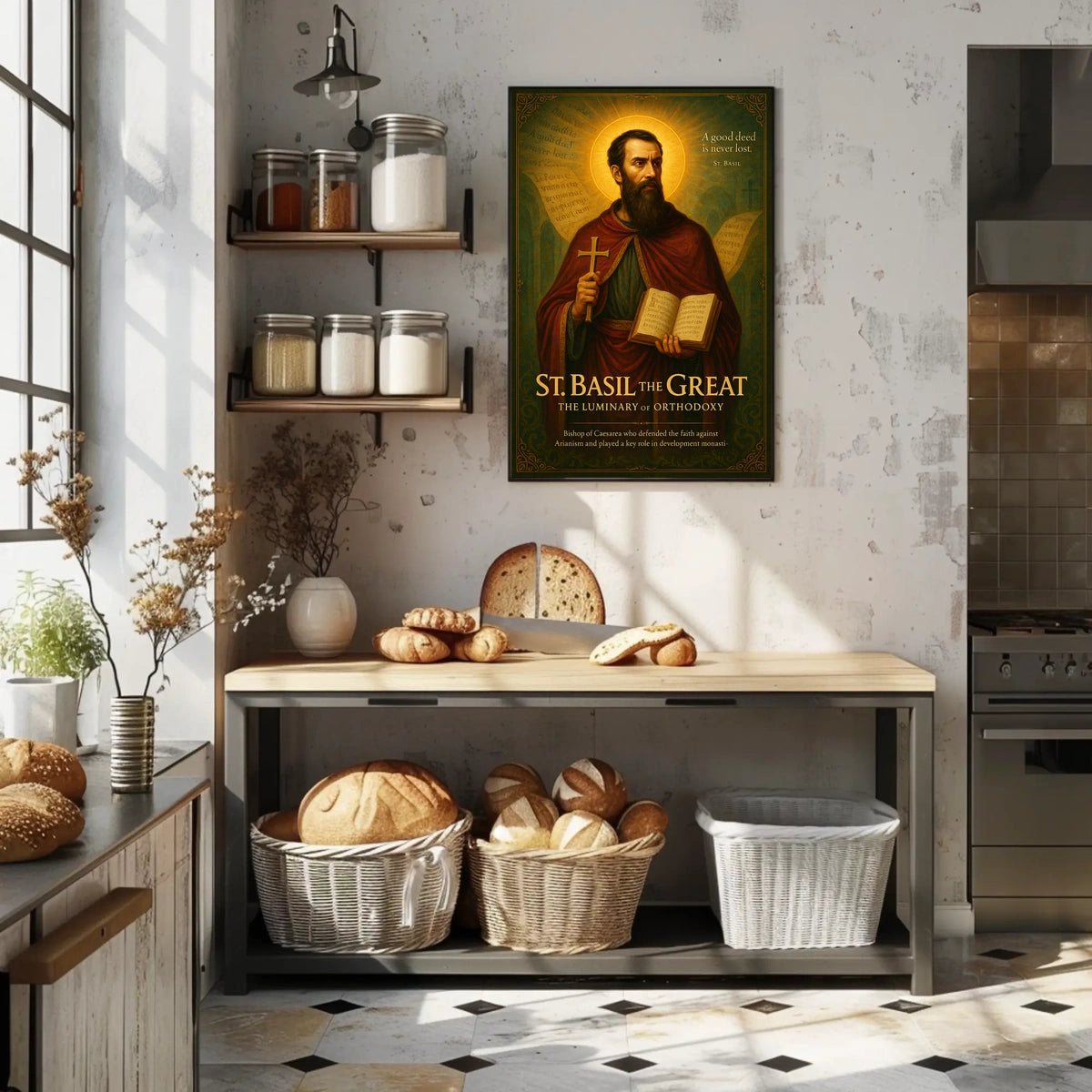 St. Basil The Great The Luminary Of Poster