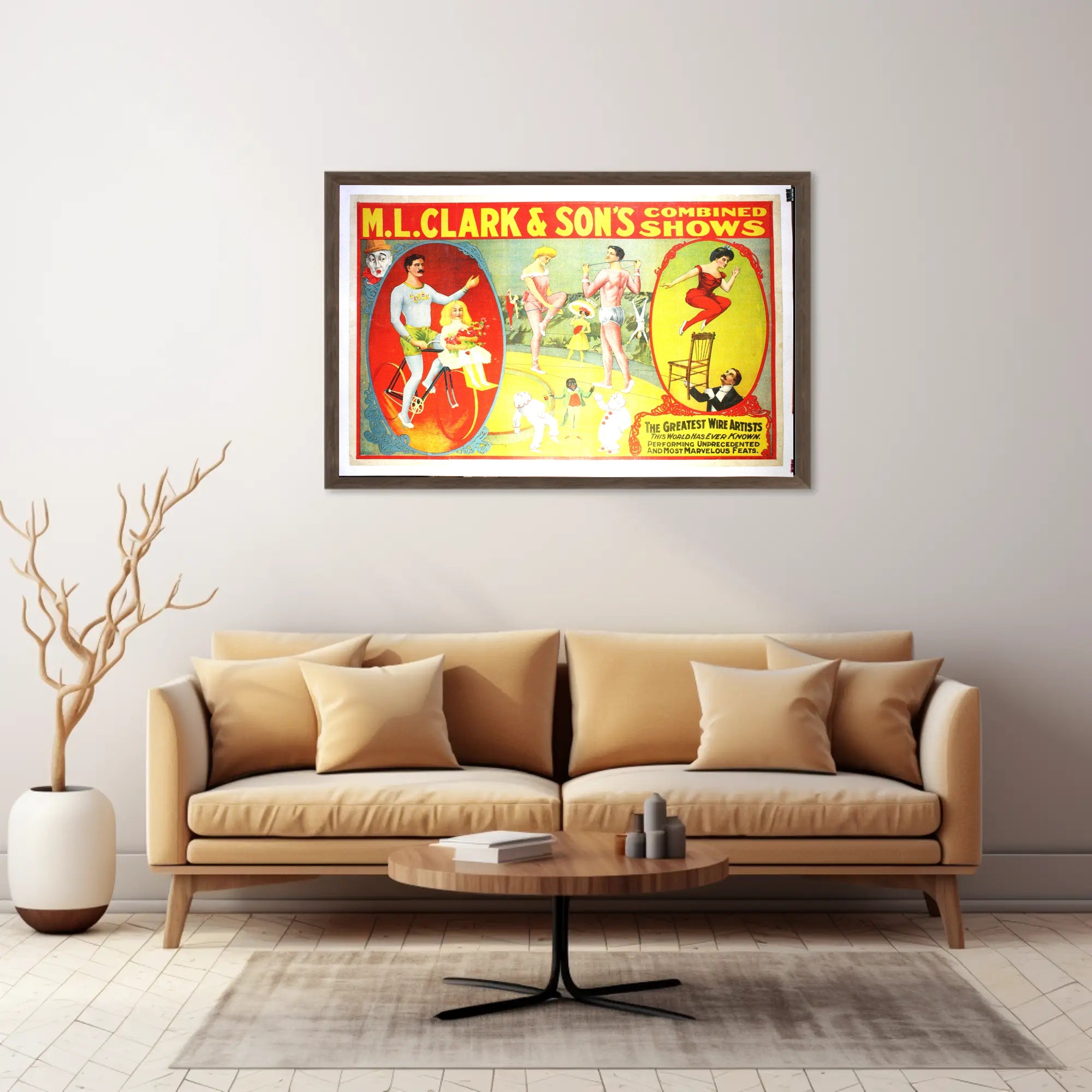 M.L. Clark & Son's Combined Shows Poster