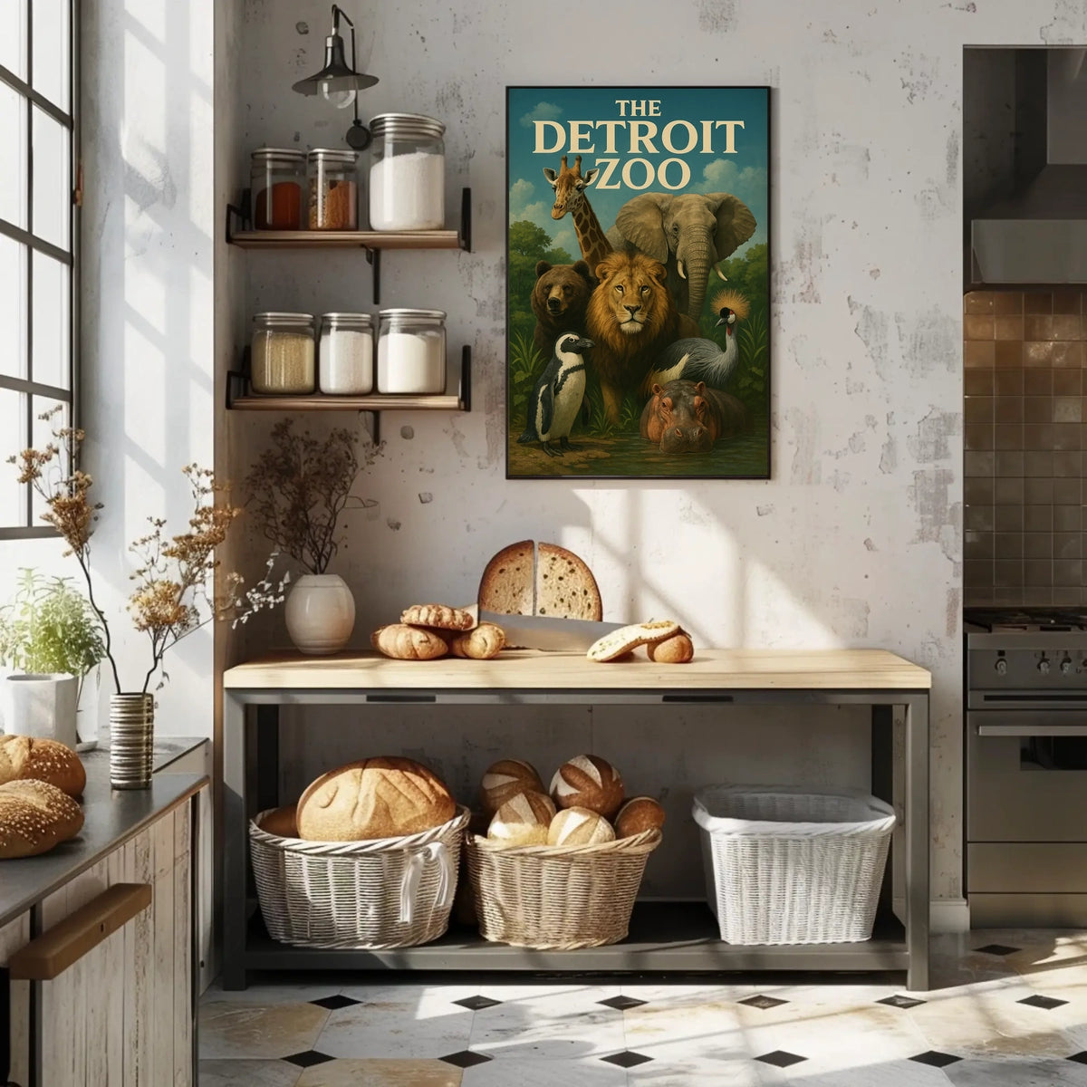 The Detroit Zoo Poster