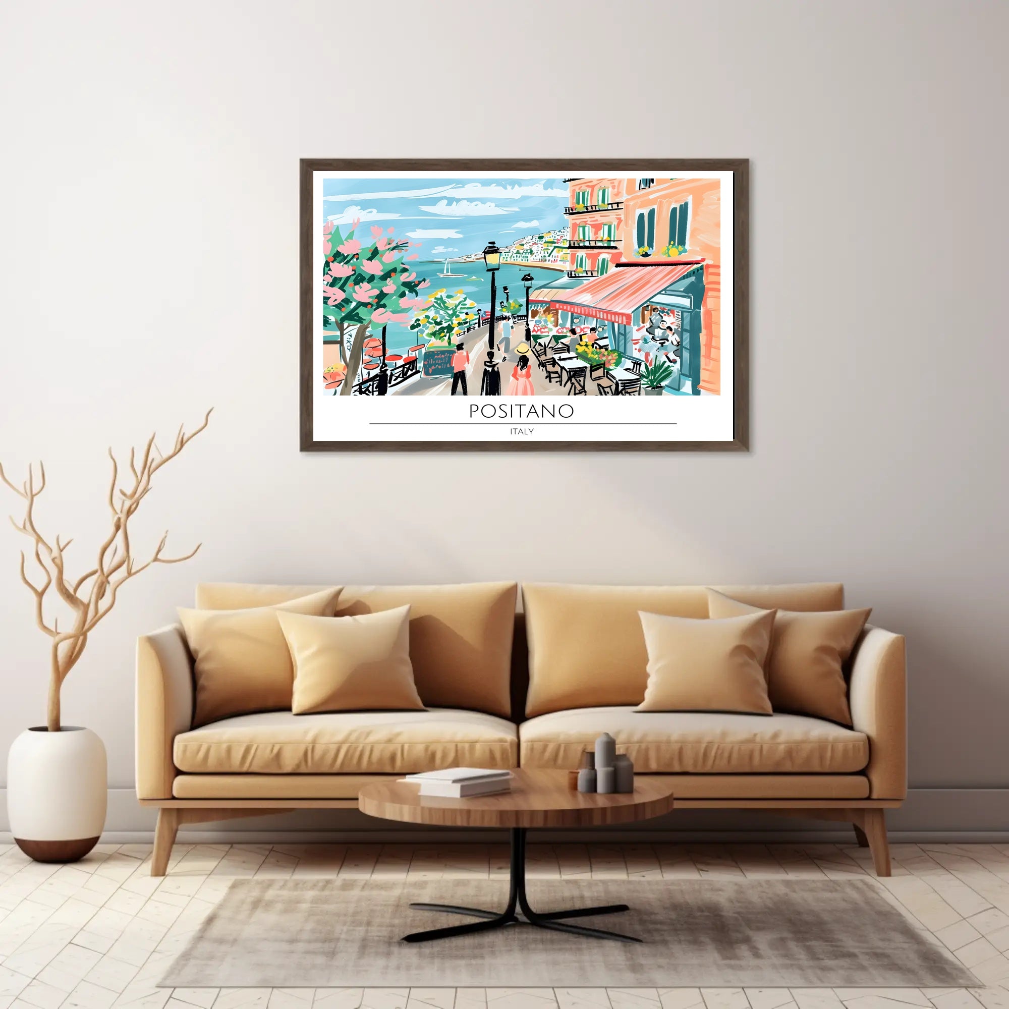 Scenic Positano Poster PosterGoat