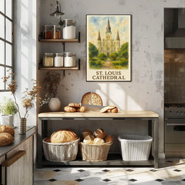 St. Louis Cathedral Poster