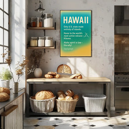 Hawaii Aloha Spirit Minimalist Travel Poster