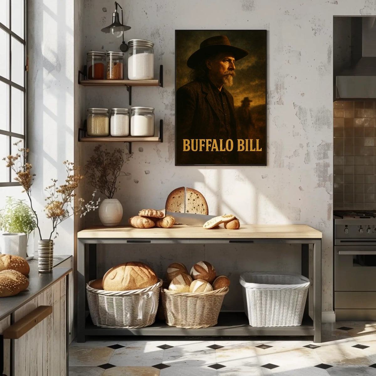 Buffalo Bill Iconic Western Cultural Heritage Poster