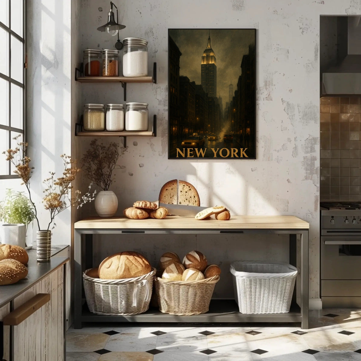 New York Cityscape Poster