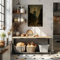 New York Cityscape Poster