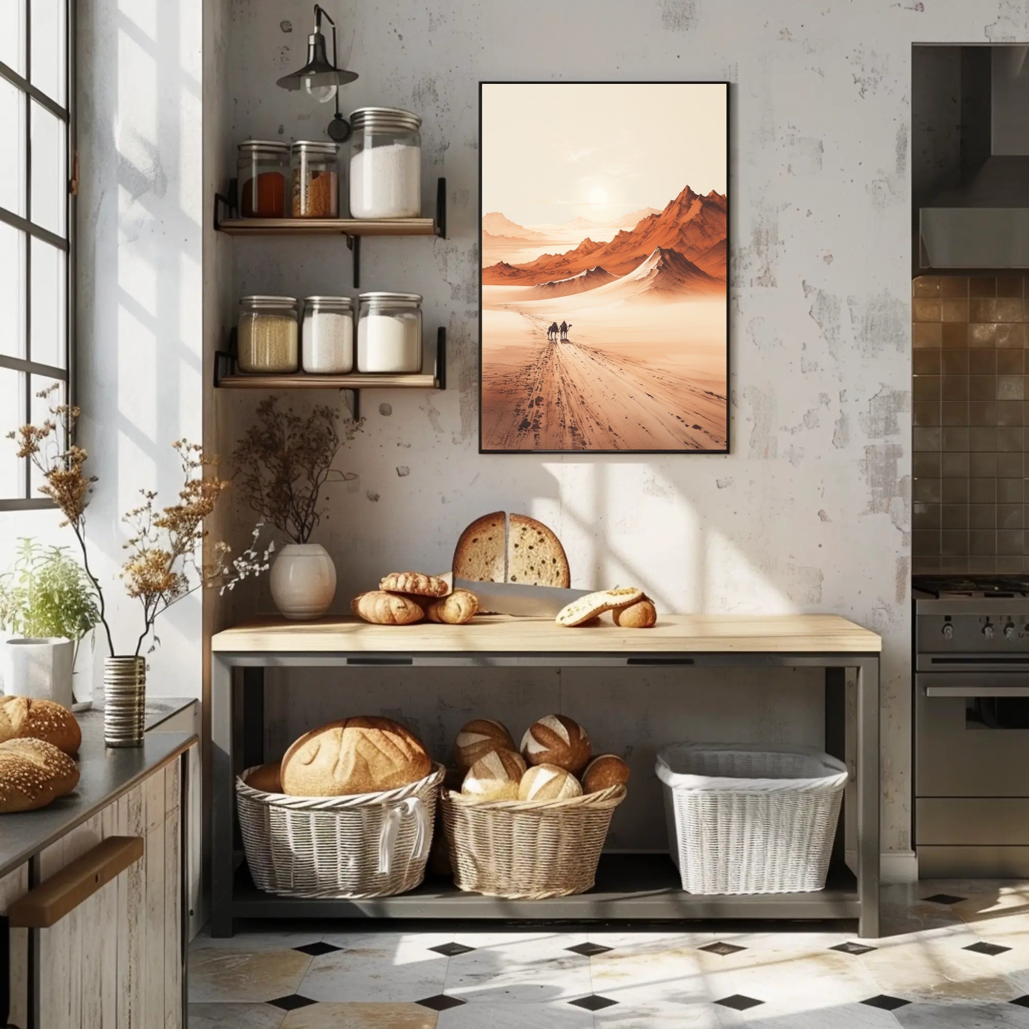 Journey Through The Desert Poster