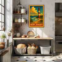 New Jersey Coastal Lighthouse Poster