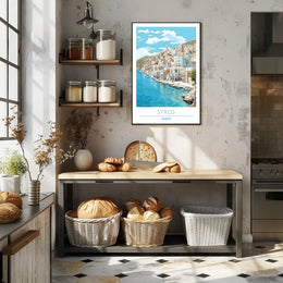 Serene Views of Syros Poster