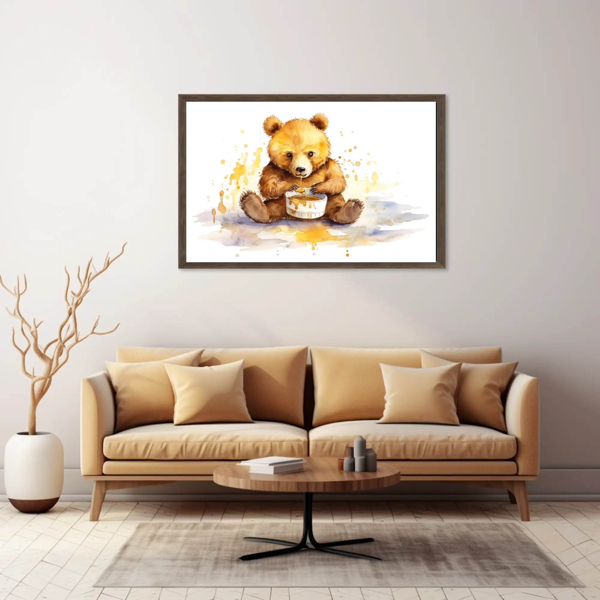Honey Bear Delight Poster