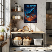 F-22 Raptor The Pinnacle Of Air Poster