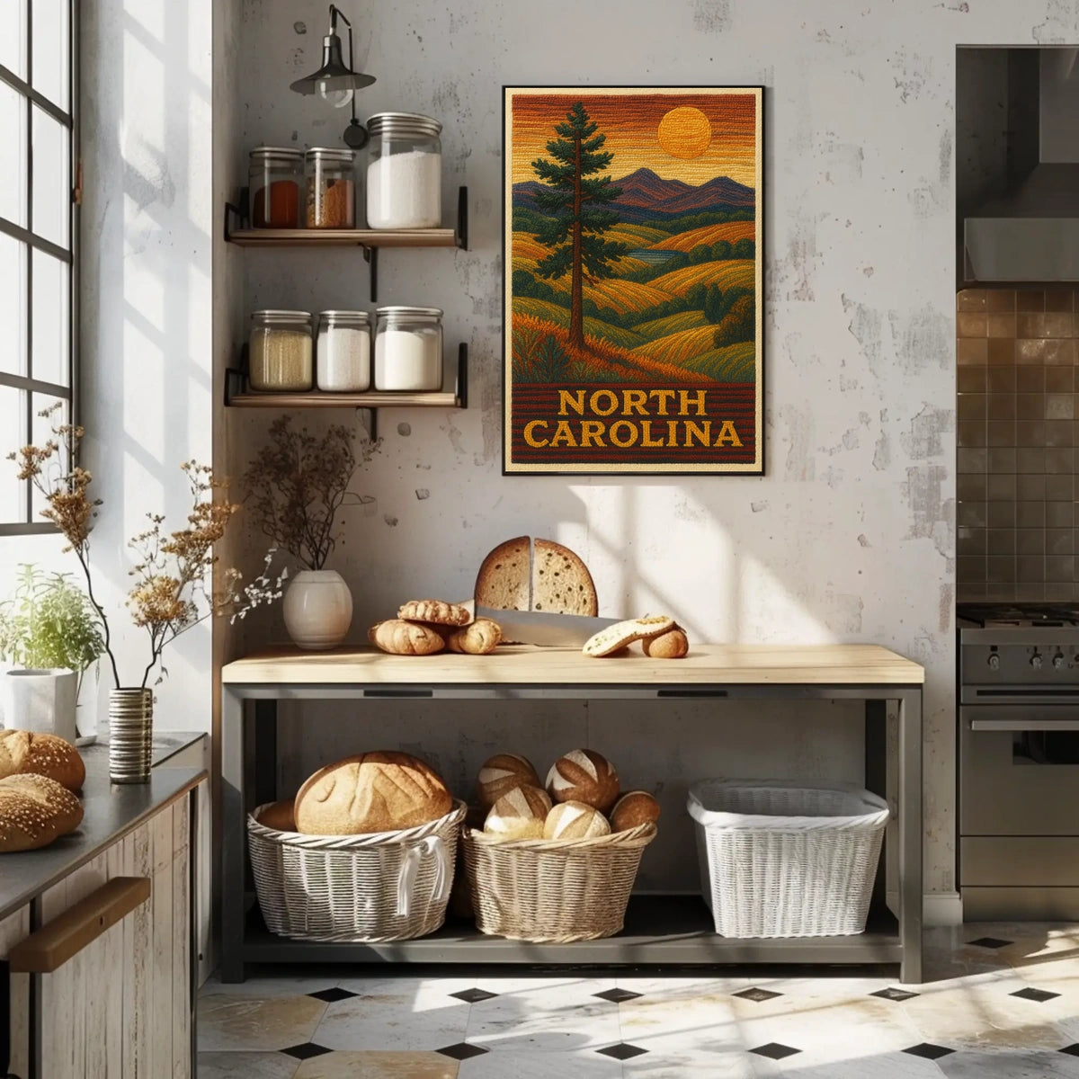 North Carolina Landscape Poster
