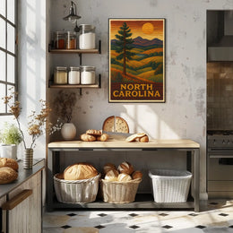 North Carolina Landscape Poster