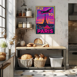 Fly To Paris Poster