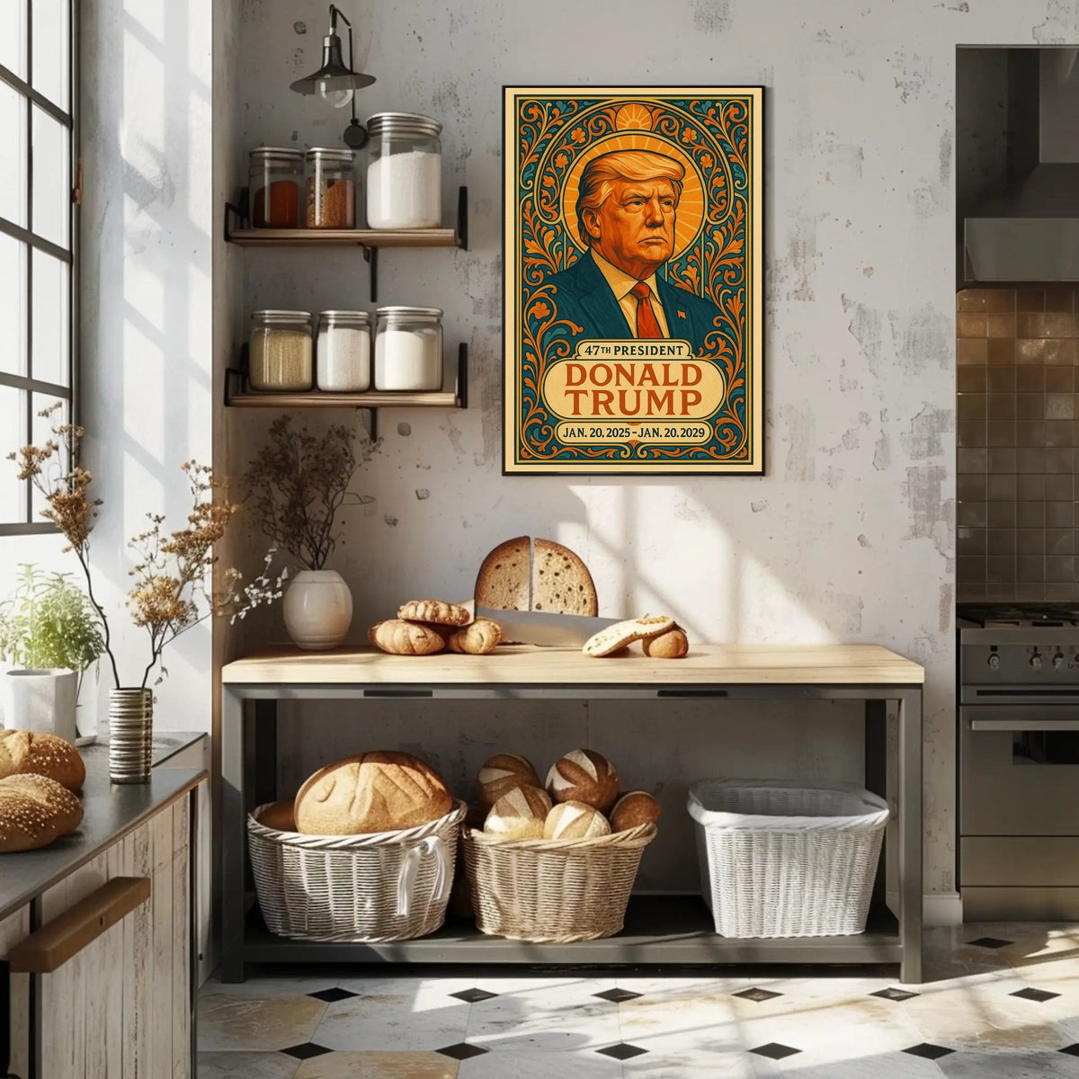 Donald Trump Regal Guardian of Tradition Poster