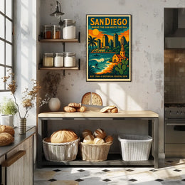 San Diego A Historical Coastal Gem Poster