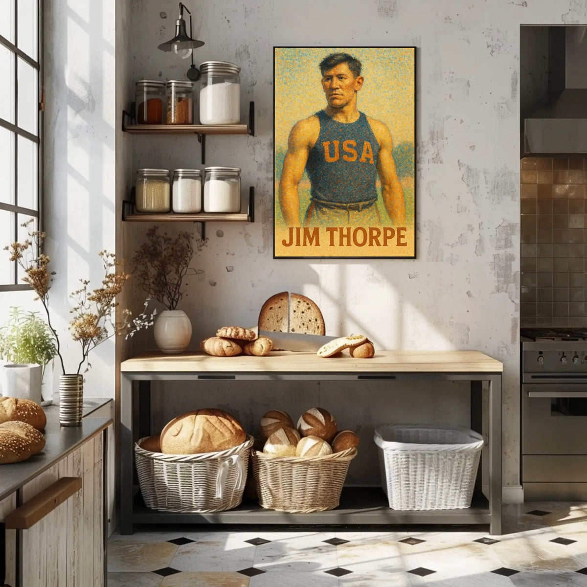 Jim Thorpe American Athlete Poster