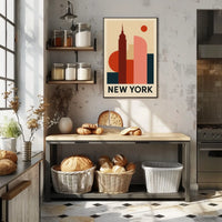 New York Skyline Art Poster