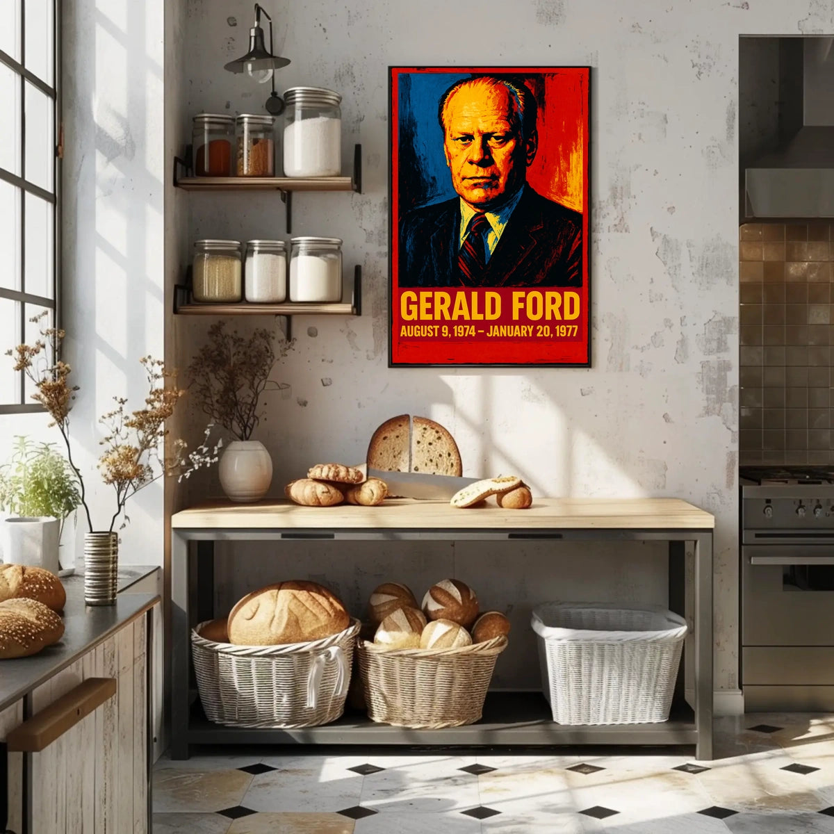 Gerald Ford Presidential Term Poster