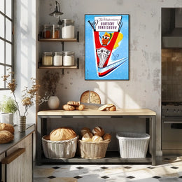 Winter Travel With Deutsche Bundesbahn Poster