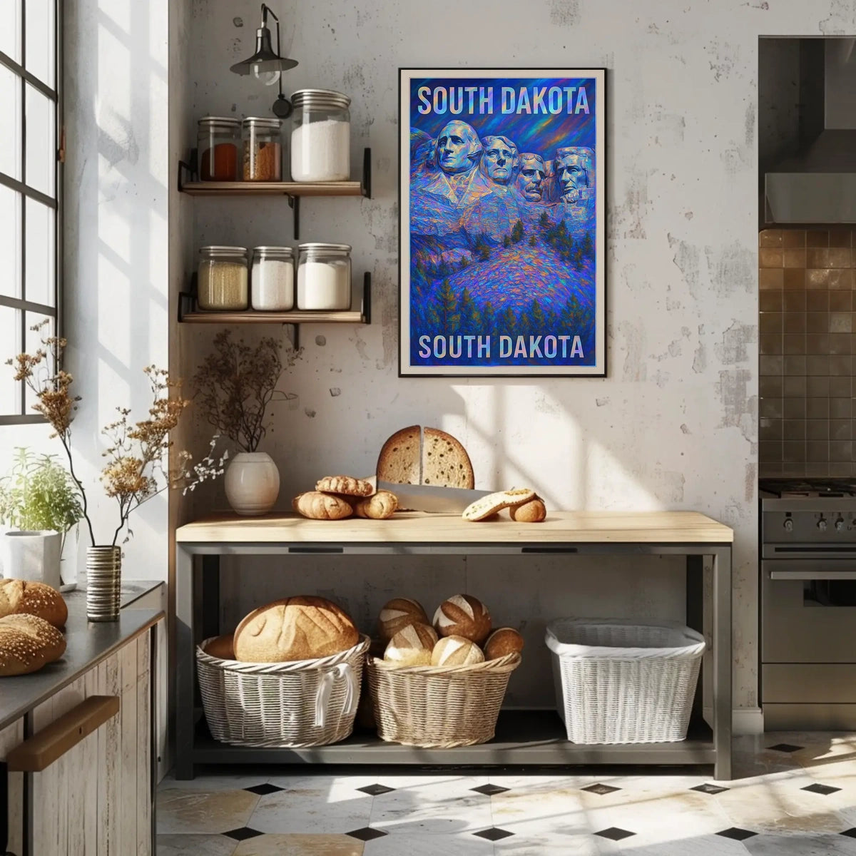Mount Rushmore In South Dakota Poster