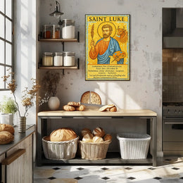 Saint Luke Patron of Artists and Physicians Poster PosterGoat