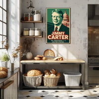 Jimmy Carter Presidential Portrait Patriot Poster