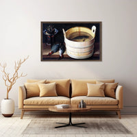 Still Life with Fish and Birds Artistic Poster