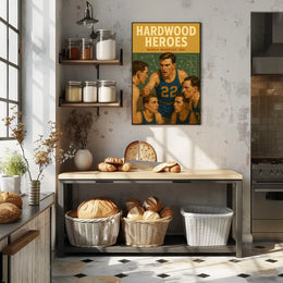 Hardwood Heroes March Madness 1961 Poster