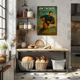 Jim Thorpe Legendary Sports Hero Poster
