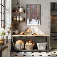 Winter Forest Serenity Poster