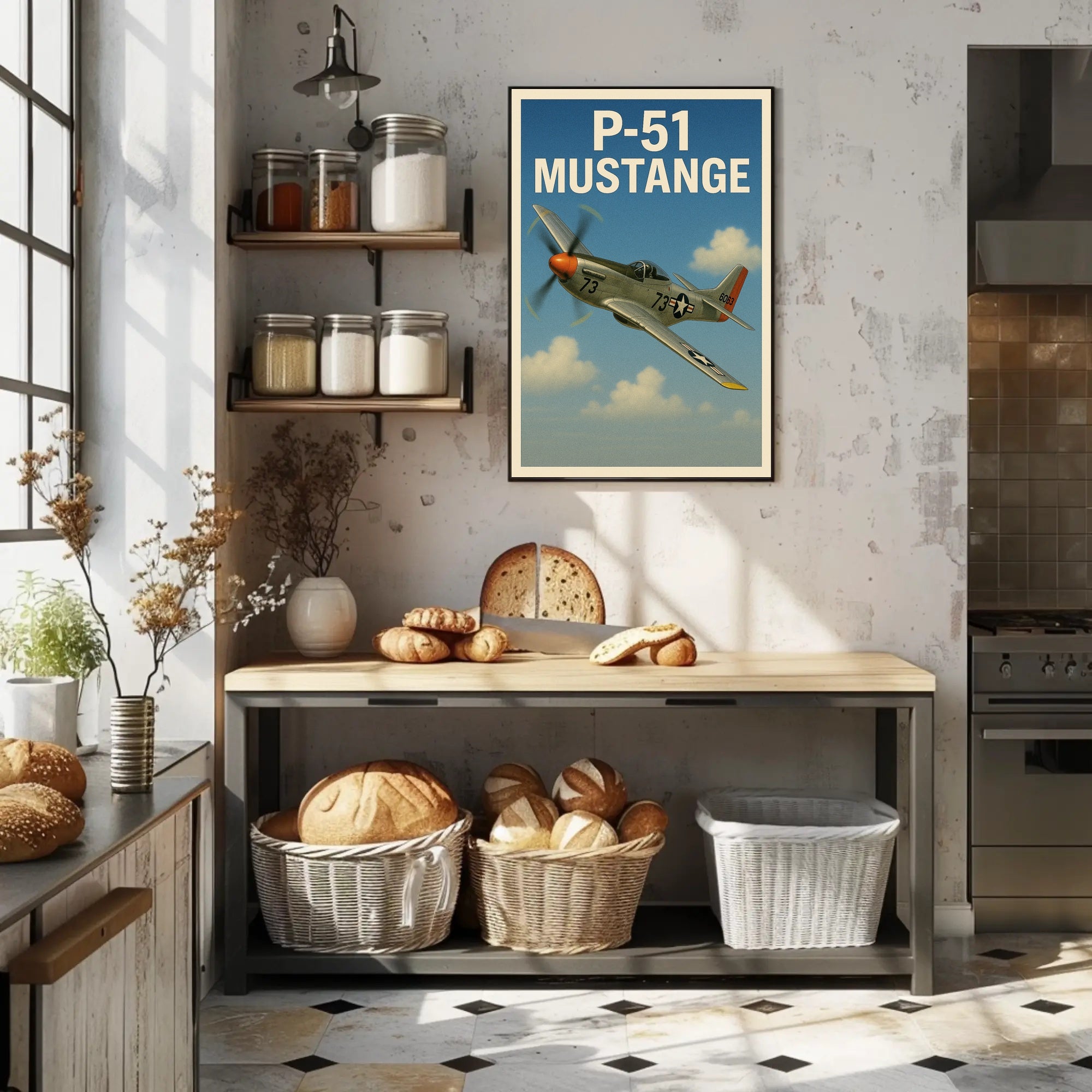 P-51 Mustang Poster PosterGoat
