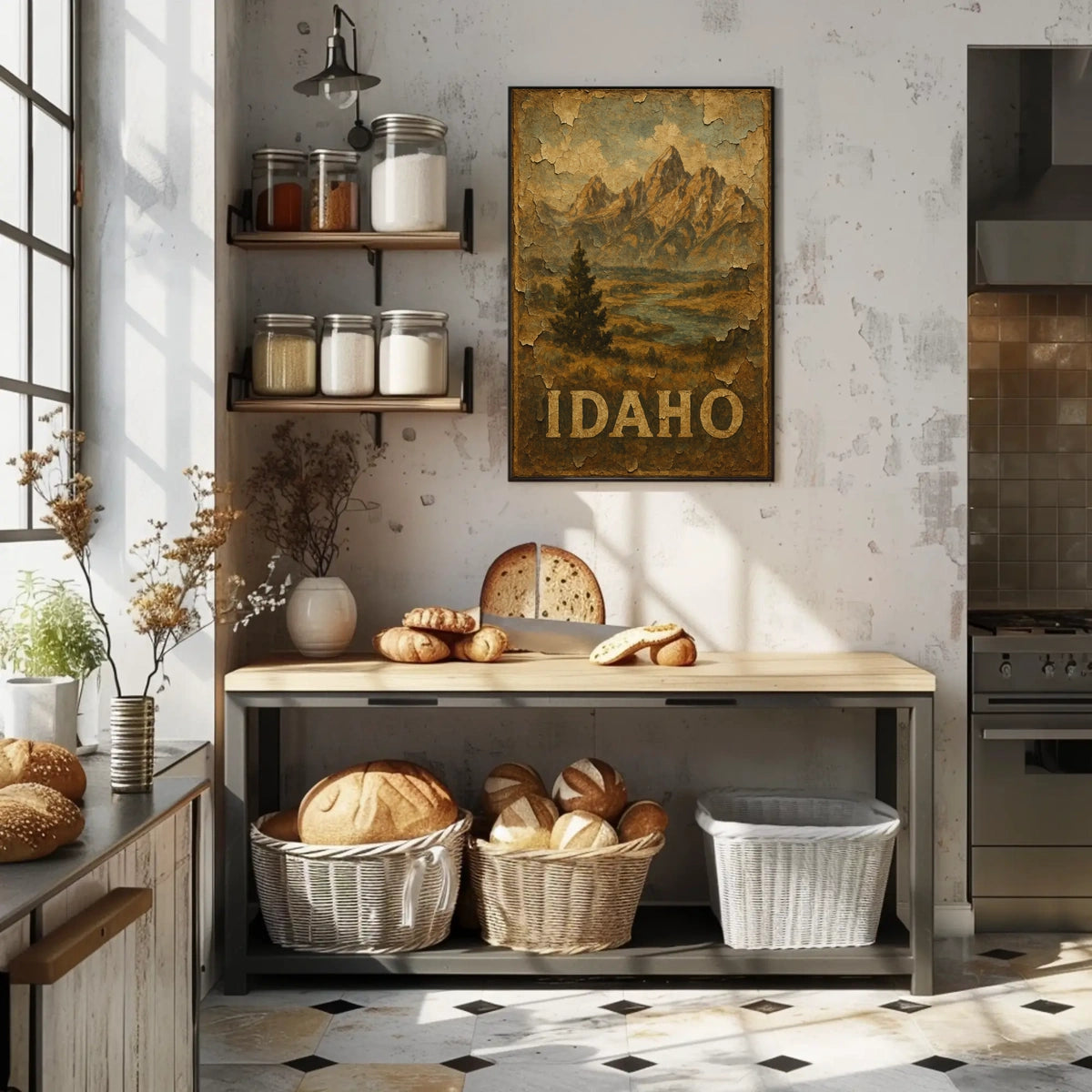 Idaho Landscape Art Poster