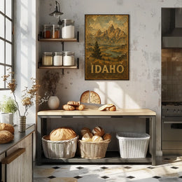 Idaho Landscape Art Poster