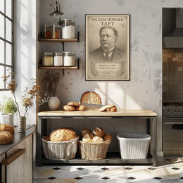 William Howard Taft 27th President Sketch Poster Art Print PosterGoat