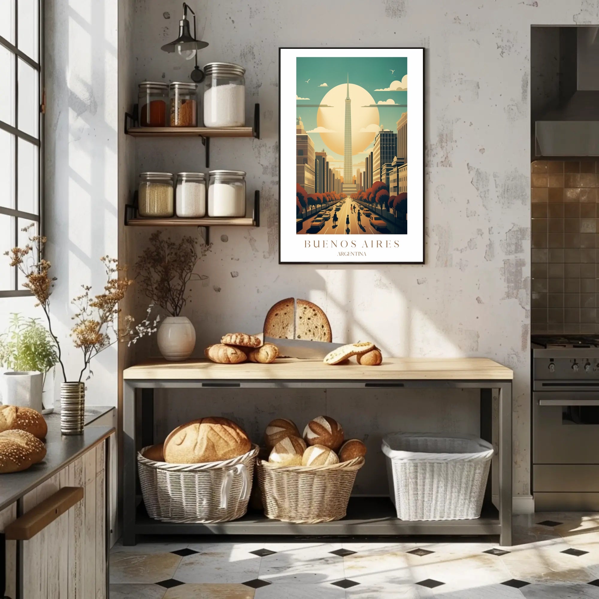 Buenos Aires Skyline Poster PosterGoat