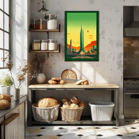 Futuristic Cityscape Poster