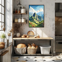 Machu Picchu Adventure Art Print Cultural or Heritage Poster