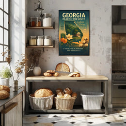 Georgia Heart Of The South Poster