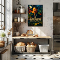 Jimmy Carter United States Leader Fine Art Print PosterGoat