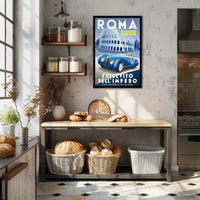 Historic Rome Car Race Poster