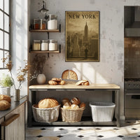 New York Cityscape Poster
