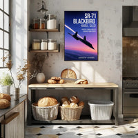 SR-71 Blackbird Poster PosterGoat
