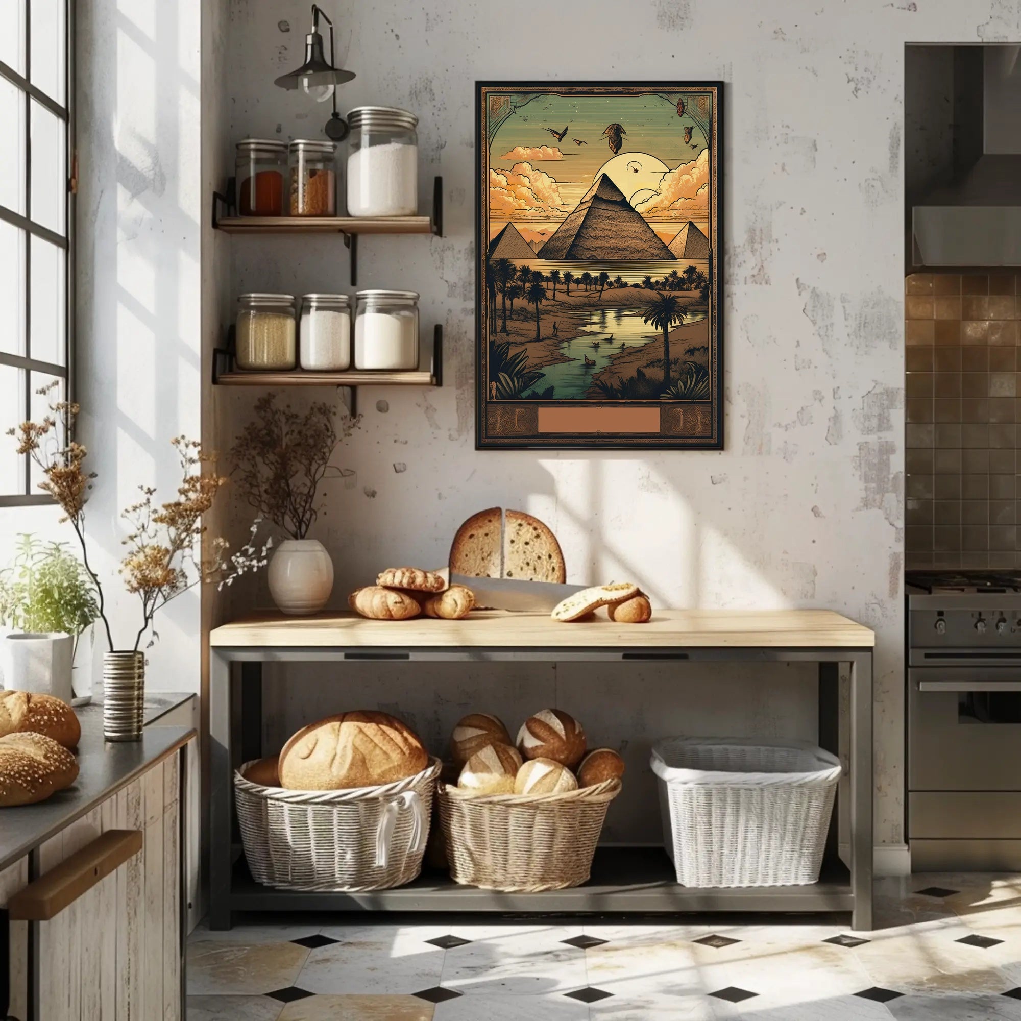 Egyptian Sunset Poster