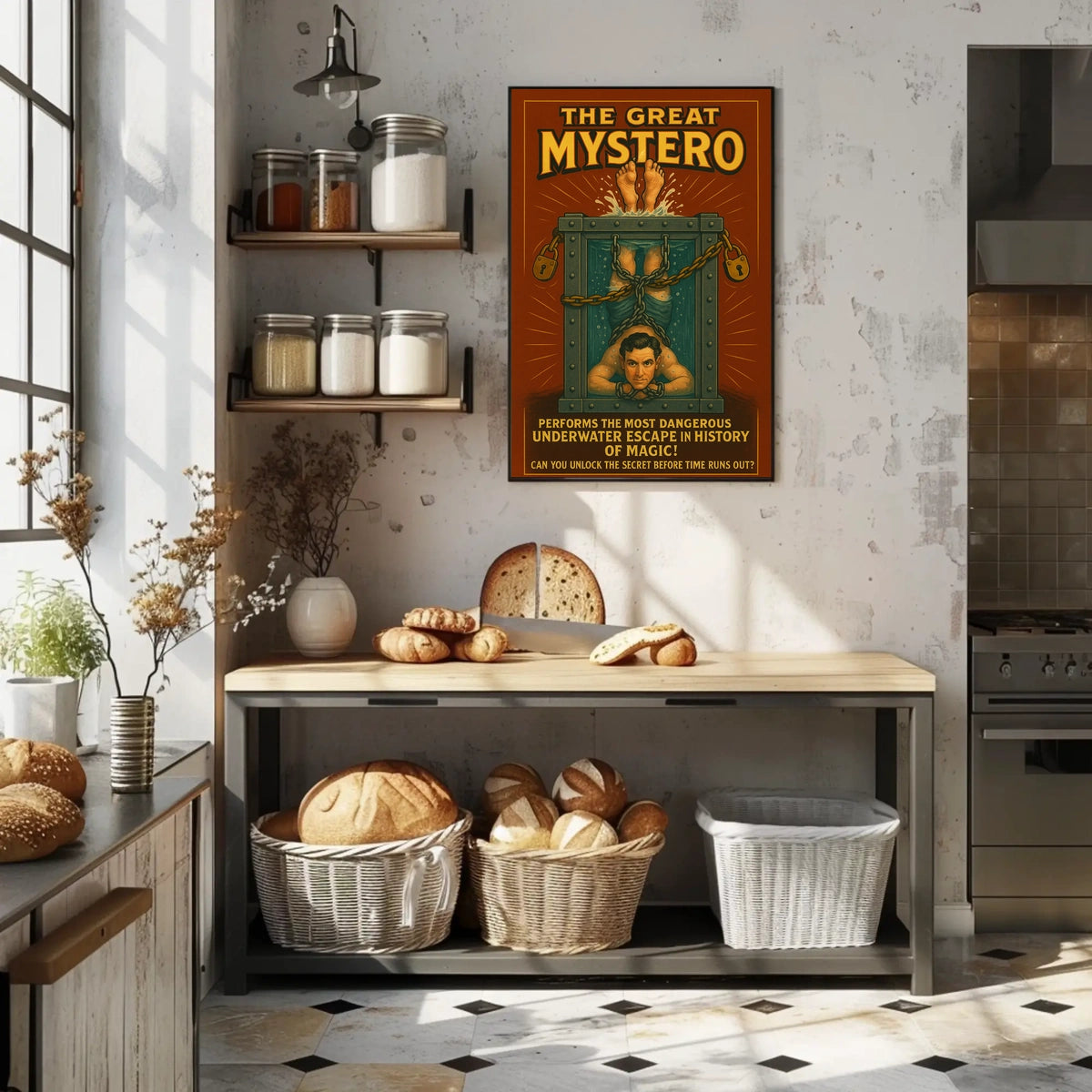 The Great Mystero Underwater Escape Poster