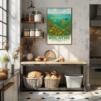 Biscayne National Park Travel Poster Print