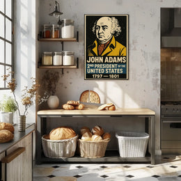 John Adams 2nd President Poster